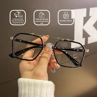 Gọng Kính Cận Nam Nữ, Kính Mắt Vuông Thời Trang Cao Cấp Chống Ánh Sáng Xanh