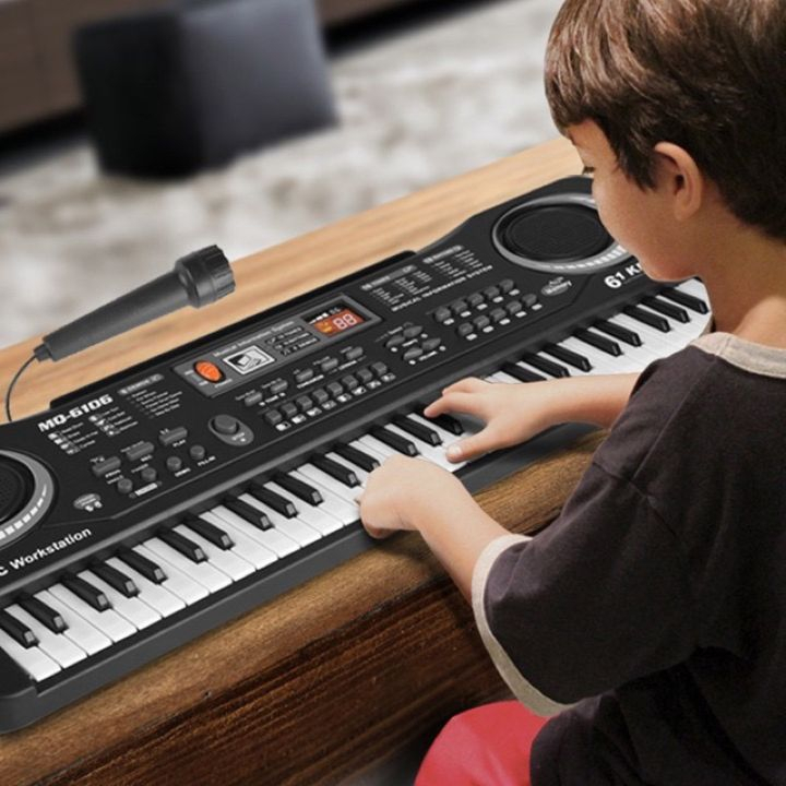 Đồ Chơi Đàn Cho Bé Piano Đàn Piano 61 Phím Piano Đàn Đàn Cho Bé Chơi Có Nhạc Đàn Tập Chơi Organ- Đồ Chơi Cho Bé PUKAPI
