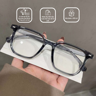 Gọng Kính Cận - Kính Mắt Vuông To Gọng Nhựa Unisex Chống Ánh Sáng Xanh Phong Cách Hàn Quốc ZN3660