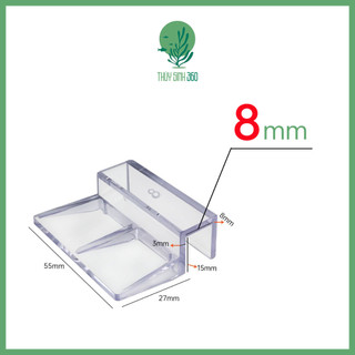 Giá Đỡ Nắp Bể Cá Mica - Sử Dụng Cho Bể Cá Cảnh Thủy Sinh - Các Size Kính 6/8/10/12mm