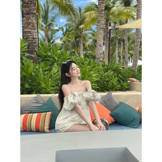 Áo trễ vai tay bồng - Anne Studio