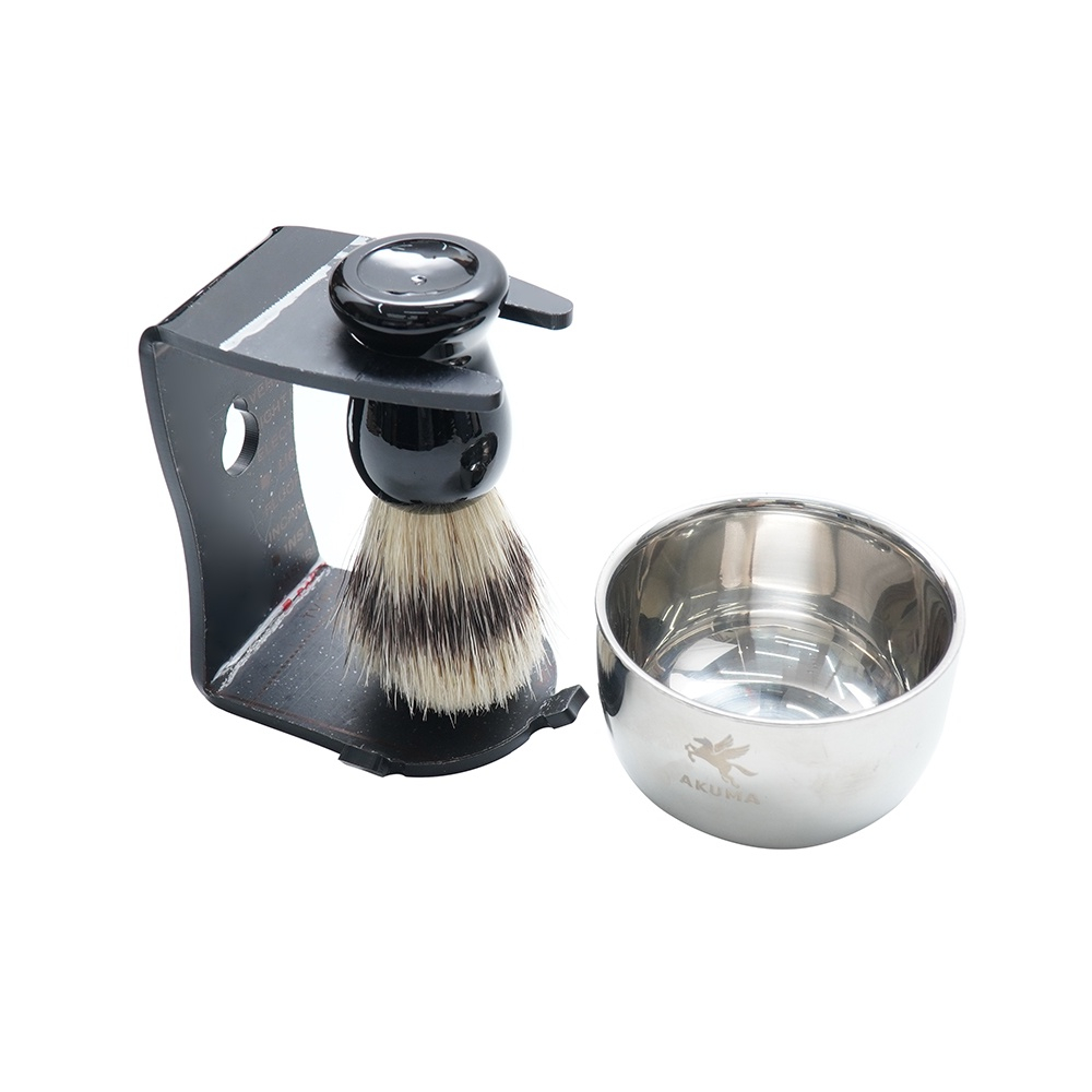 Bộ bát chổi đựng kem, bọt cạo râu AKUMA CK08 | Shopee Việt Nam