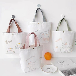Túi Vải Canvas Thời Trang Họa Tiết Cute MEILI STORE