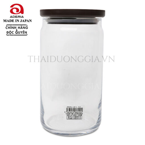 Lọ, hũ thủy tinh nắp silicon 1090ml Nhật Bản Aderia M-6249 | Thái Dương Gia