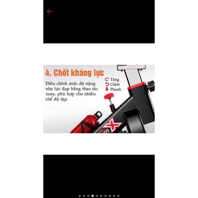 Xe đạp tập thể dục SEJAN GH-709 (có đo nhịp tim, tặng bình nước)