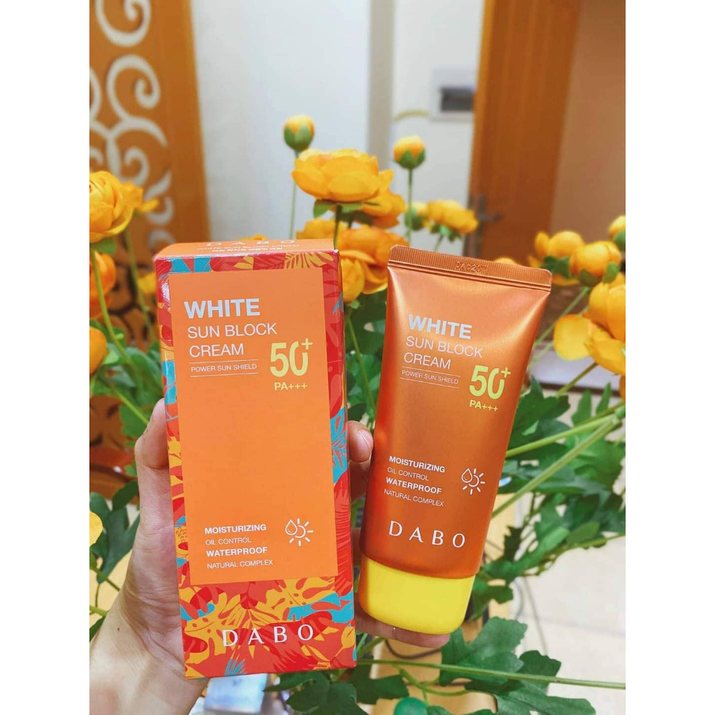 Kem Chống Nắng Dưỡng Da Dabo White Sunblock Cream Spf 50 Pa 70ml Shopee Việt Nam 3898