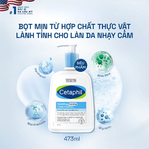Ảnh Sữa Rửa Mặt Cetaphil Gentle Skin Cleanser 500ml - Mẫu mới 3