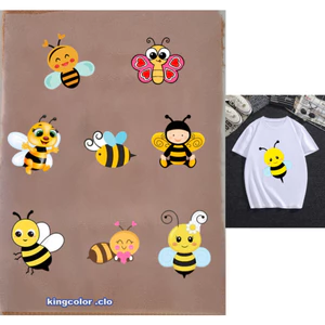 Hình ỦI ép nhiệt,HÌNH ỦI ÁO ủi trực tiếp tại nhà bằng bàn là bàn ủỉ-HÌNH IN CON ONG IN ÁO ĐẸP -giá KHUYẾN MÃI