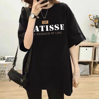 Áo thun phông nữ nam 3158 form rộng dấu quần KONOVA thoáng mát chất liệu cotton 2 chiều in chữ MATISSE