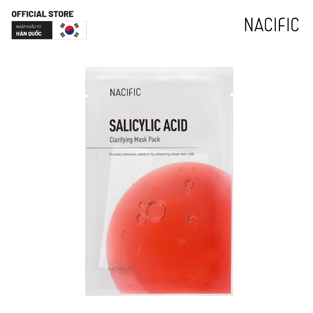 Ảnh Combo 10 pcs Nacific Mặt nạ Salicylic Acid Clarifying Mask Pack 30g 3
