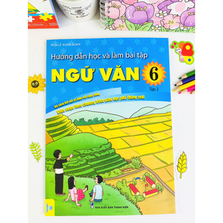 Sách - Combo 2 cuốn Hướng Dẫn Học Và Làm Bài Tập Ngữ Văn 6 -  Kết Nối - ndbooks