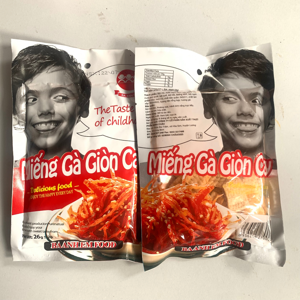 Snack Miếng Gà Giòn Cay Minh Châu Food - Đồ Ăn Vặt Cổng Trường