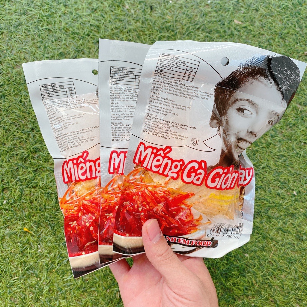 Snack Miếng Gà Giòn Cay Minh Châu Food - Đồ Ăn Vặt Cổng Trường