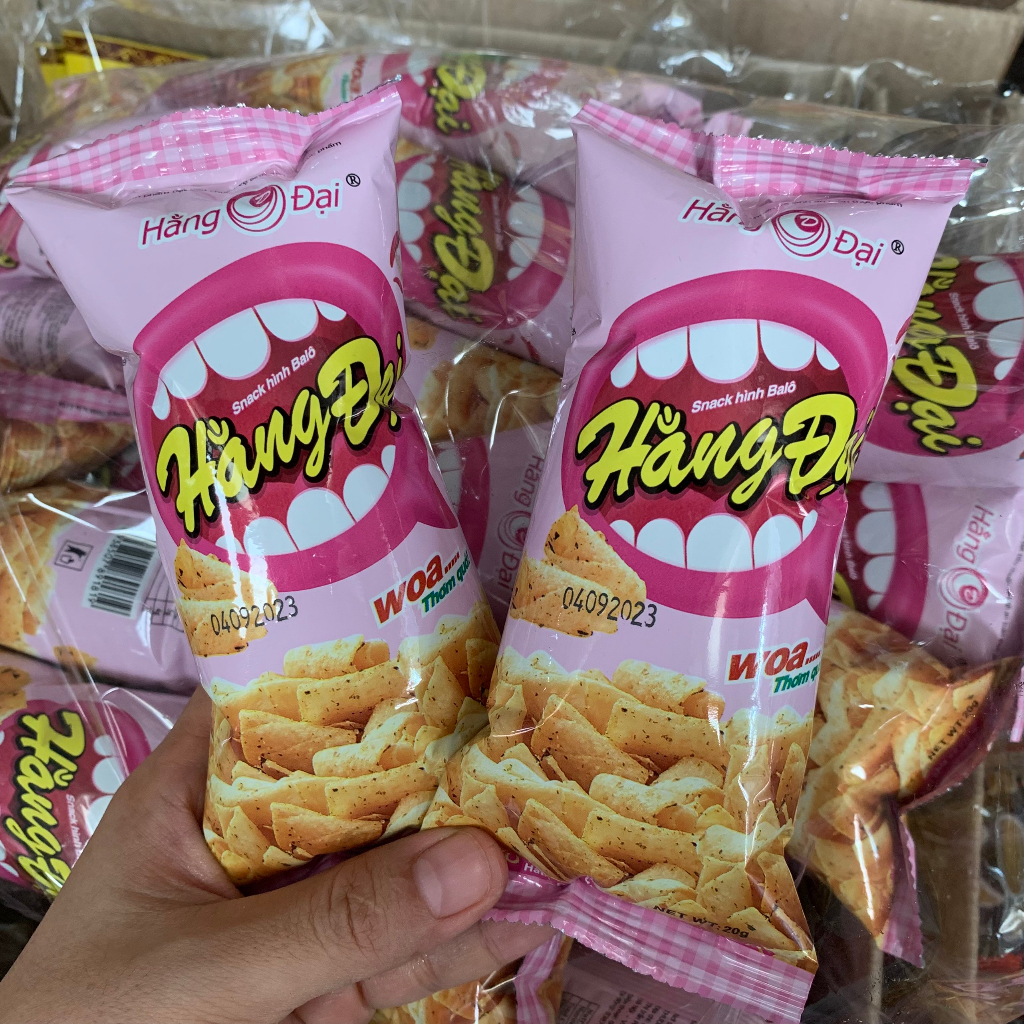 Snack Hình Ba Lô Hằng Đại Giòn Ngon Gói 25g - Đồ Ăn Vặt Cổng Trường