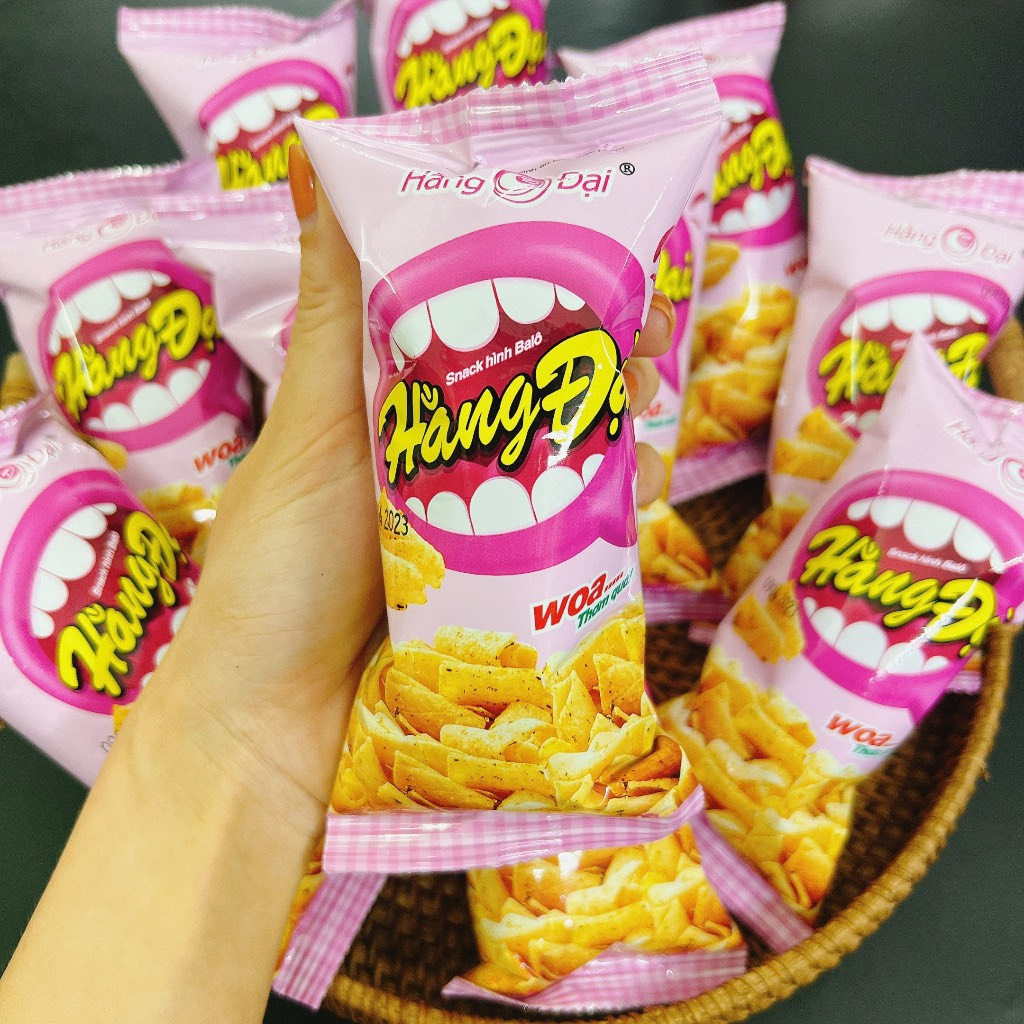 Snack Hình Ba Lô Hằng Đại Giòn Ngon Gói 25g - Đồ Ăn Vặt Cổng Trường