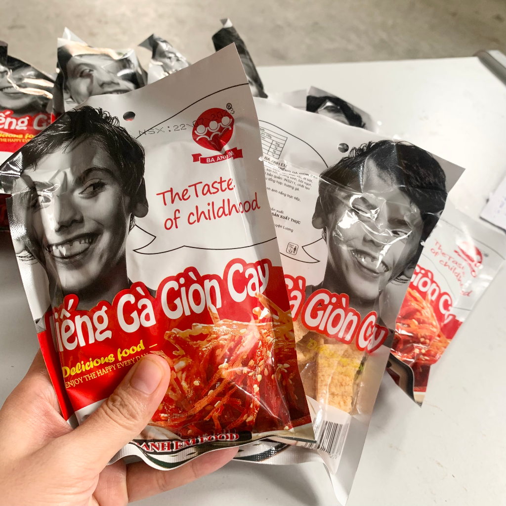 Snack Miếng Gà Giòn Cay Minh Châu Food - Đồ Ăn Vặt Cổng Trường