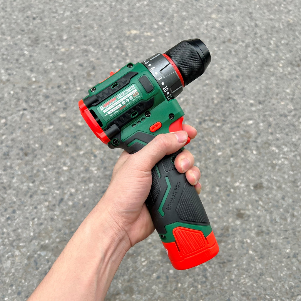 Máy Khoan Đầu Cặp 10MM Dekton D16 - KVT1055PRO / Motor Brushless / Lực Siết 55Nm