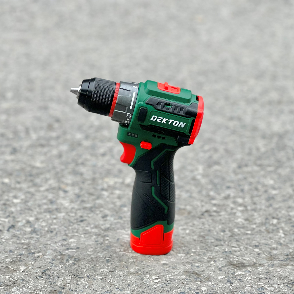 Máy Khoan Đầu Cặp 10MM Dekton D16 - KVT1055PRO / Motor Brushless / Lực Siết 55Nm