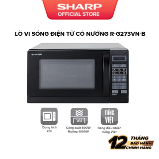 Lò Vi Sóng Kết Hợp Nướng R-G273VN-B 20L