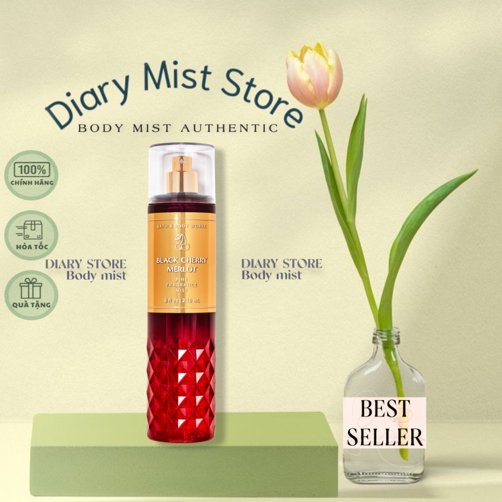 𝐃𝐢𝐚𝐫𝐲𝐦𝐢𝐬𝐭.𝐬𝐭𝐨𝐫𝐞Xịt toàn thân Body Mist Bath & Body Works - Black Cherry ...