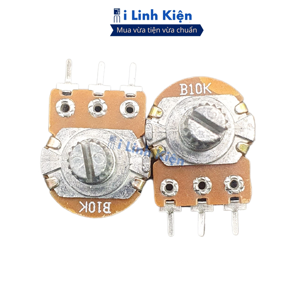Chiết áp đơn WH148 ( Không kèm ốc) 1K/2K/5K/10K/20K/50K/100K/250K/500K 15mm chất lượng cao ilinhkien.