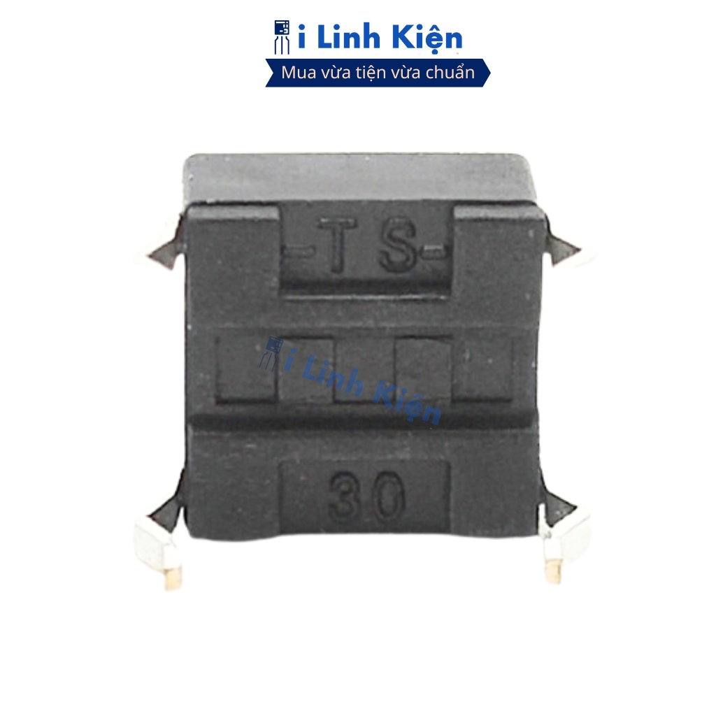 Nút nhấn 4 chân 6x6x5/6/7/8/9/10/12/14/15/17mm tiếp điểm đồng chính hãng ilinhkien.