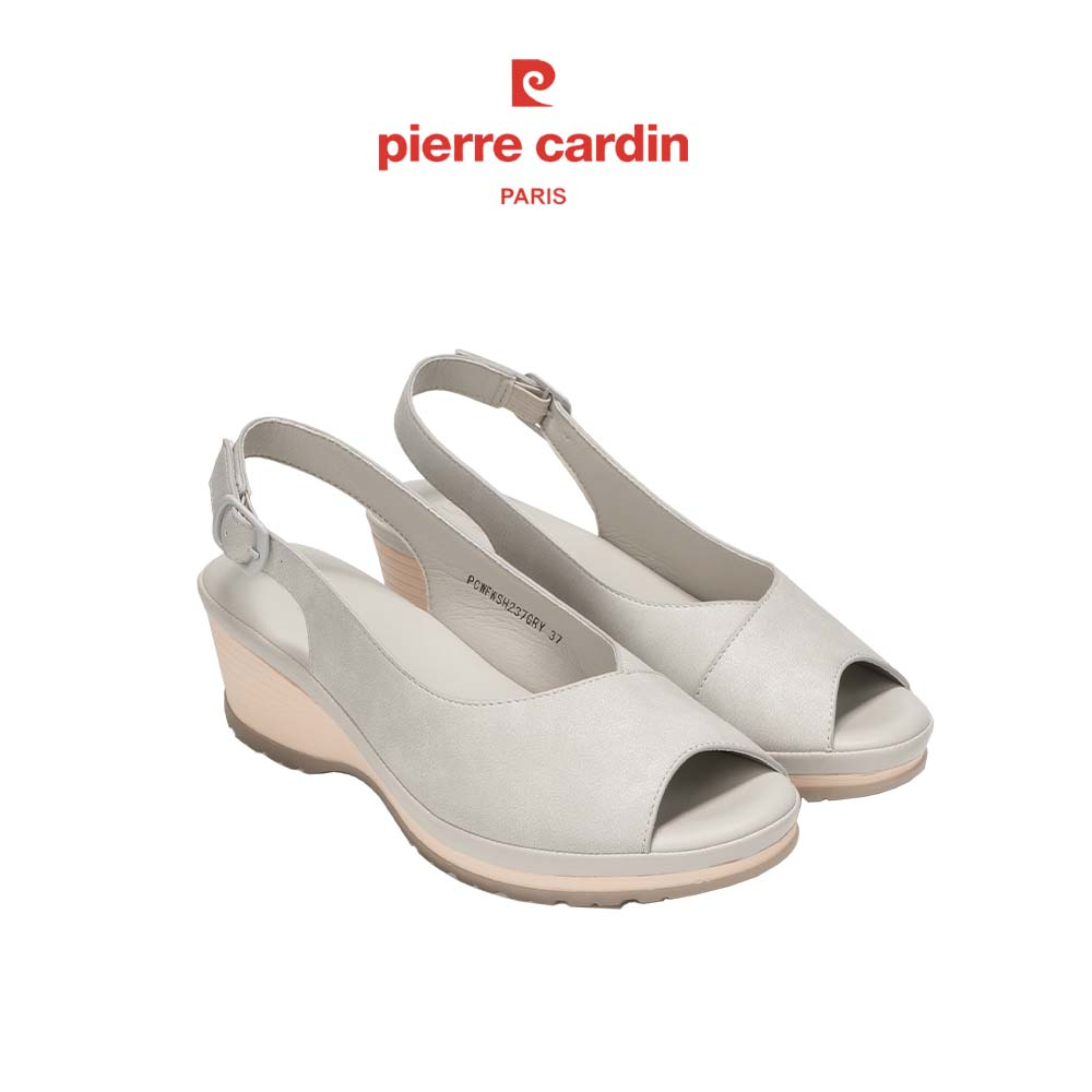 Ảnh Sandal nữ cao cấp Pierre Cardin, chất liệu da mềm mại, đế cao 5cm chống trượt, cực nhẹ siêu êm - 258 2
