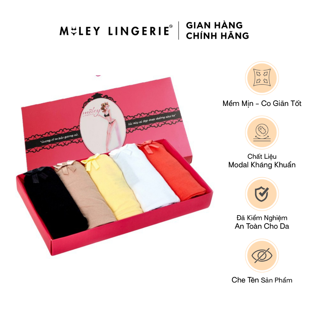 Hộp Quà Tặng Quần Lót Modal New Color Miley Lingerie BCS04 new – Màu Ngẫu Nhiên