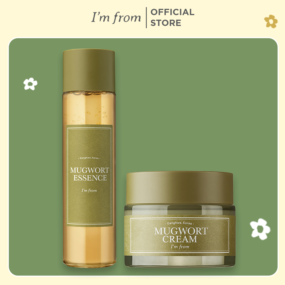 Ảnh Combo Kem dưỡng Mugwort Cream 50g+Tinh chất Mugwort Essence 160ml 1