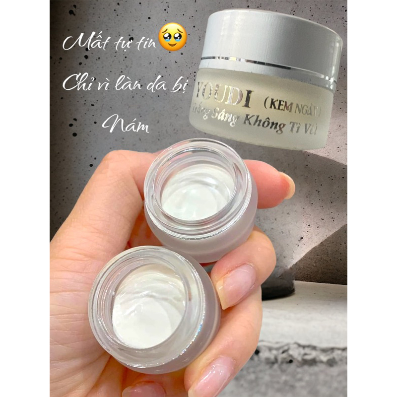 Combo Kem giảm nám tàn nhang dưỡng trắng căng bóng da YOUDI 7gam