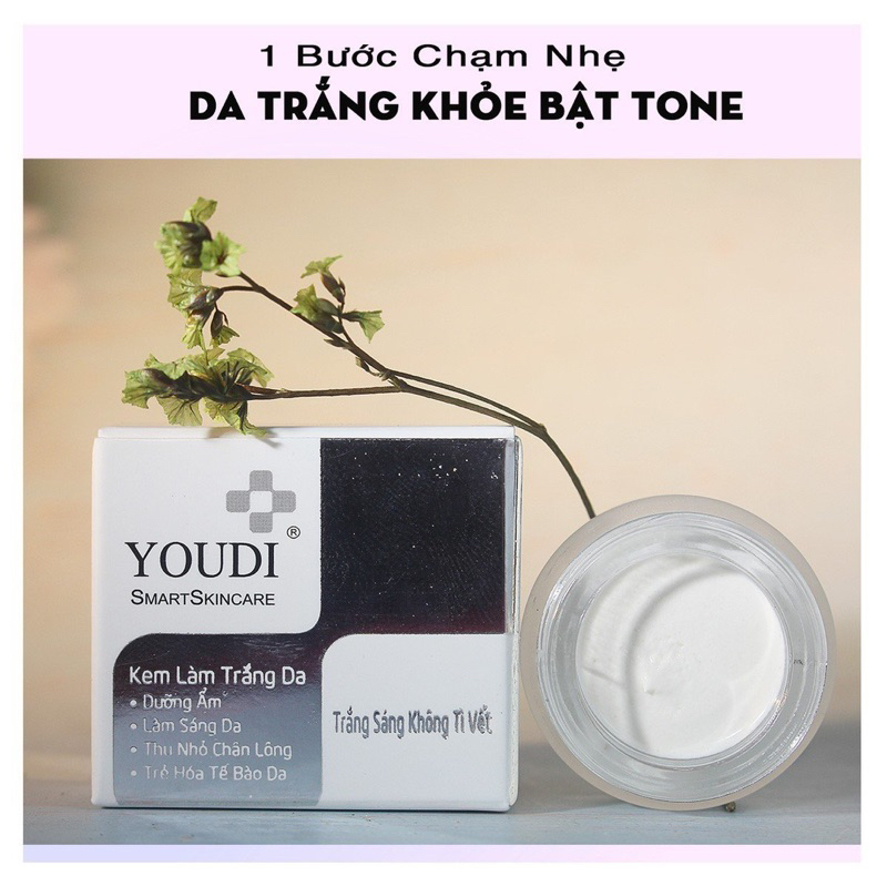Combo Kem giảm nám tàn nhang dưỡng trắng căng bóng da YOUDI 7gam