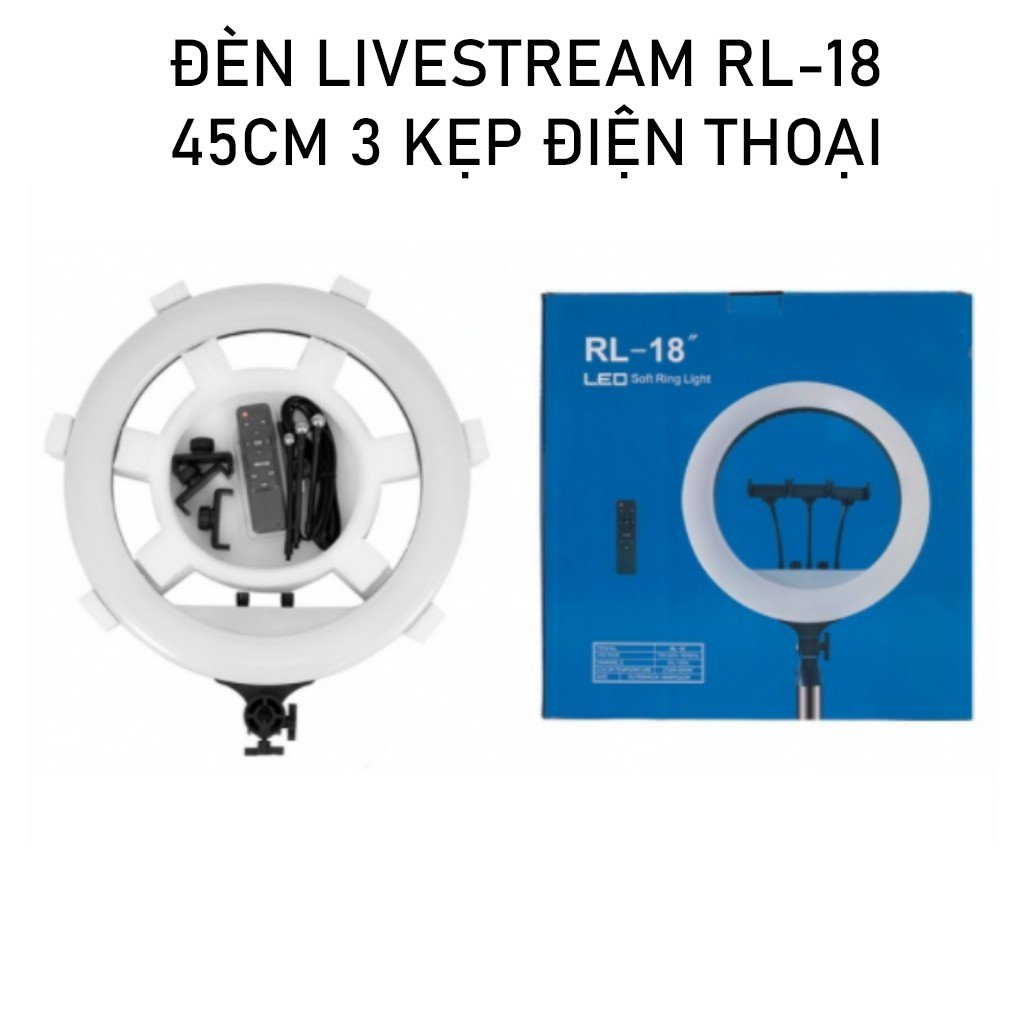 Bộ Giá Đỡ LiveStream D39 Kèm Đèn - Chắc Chắn - Xoay Linh Hoạt - Chính Hãng HD Design
