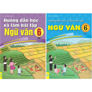 Sách - Combo 2 cuốn Hướng Dẫn Học Và Làm Bài Tập Ngữ Văn 6 -  Kết Nối - ndbooks