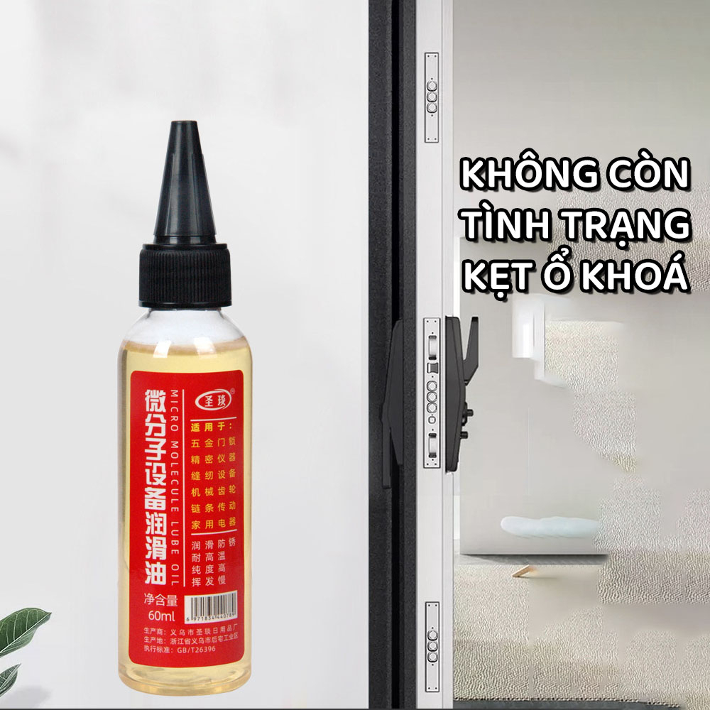 Ảnh Dầu Máy Làm Trơn Ổ Khóa, Máy Móc, Quạt Điện - Công Thức Không Mùi An Toàn Khi Sử Dụng - Lọ 60ml - Hãng Dododios 4