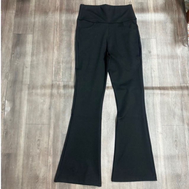 Quần legging ống loe có túi trước,gân sau, chất u mì mã 789