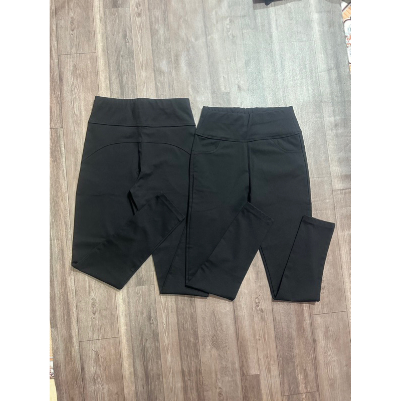 Quần legging cạp cao 2 túi trước,gân sau mã 172