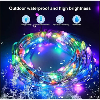 Đèn Fairy Light 16 triệu màu điều khiển từ xa, APP điện thoại, led đuổi, dây led nháy đuổi decor.