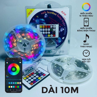 Đèn Fairy Light 16 triệu màu điều khiển từ xa, APP điện thoại, led đuổi, dây led nháy đuổi decor.