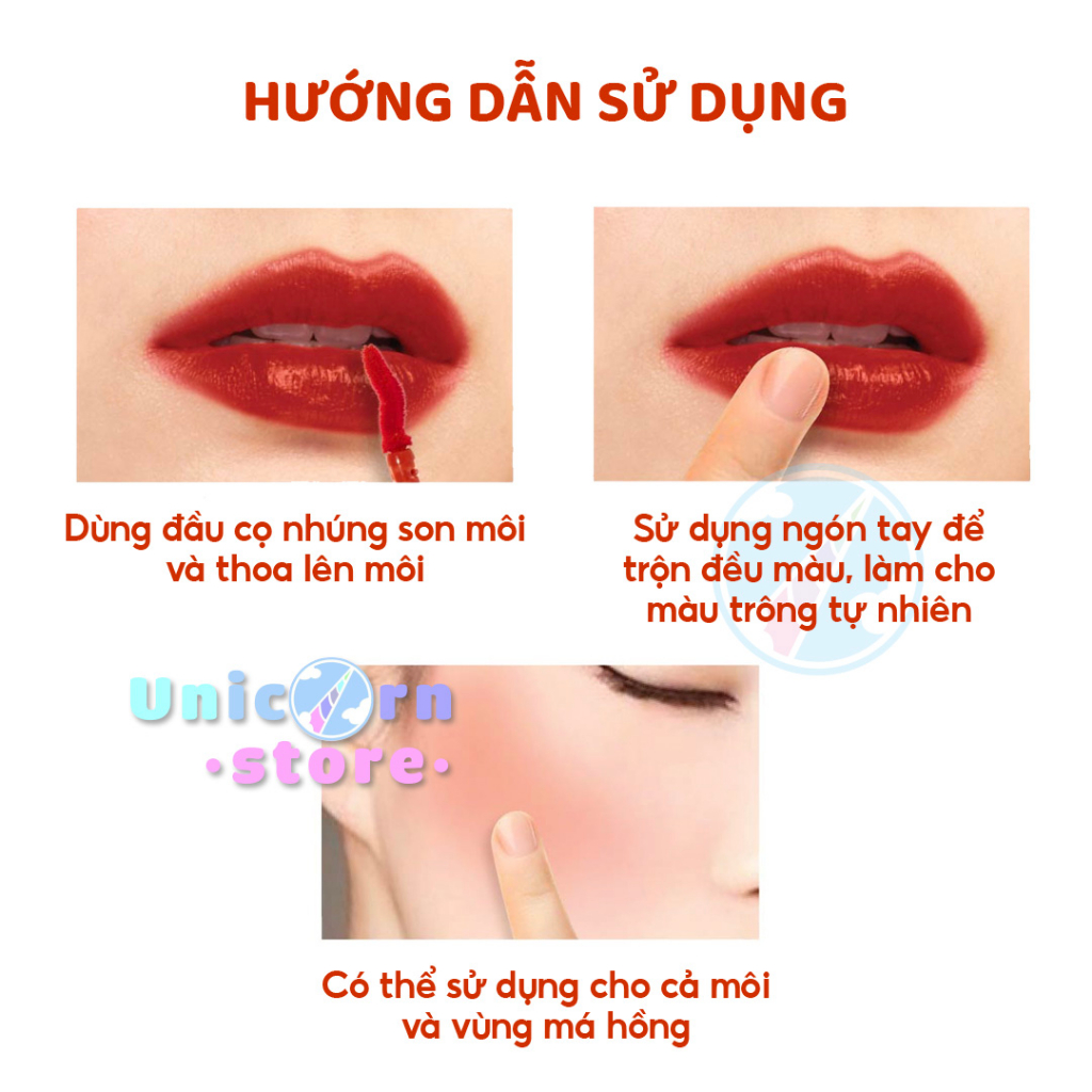 Son Kem Lì Dưỡng Môi Baby Bright Lip & Cheek Peach Glow Tint 2.4g