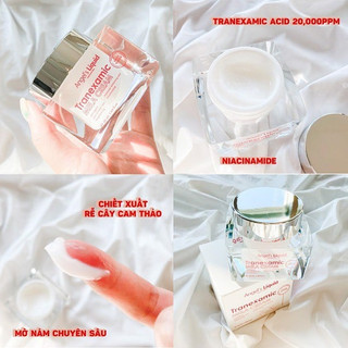 Tinh Chất, Kem Dưỡng Mờ Sạm Nám Chuyên Sâu Angel's Liquid Tranexamic Mela Ampoule & Cream