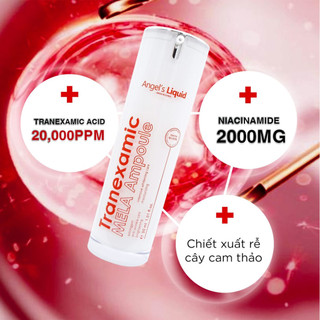 Tinh Chất, Kem Dưỡng Mờ Sạm Nám Chuyên Sâu Angel's Liquid Tranexamic Mela Ampoule & Cream