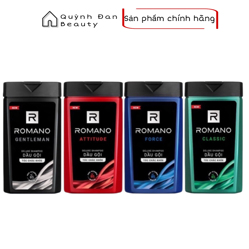 Dầu gội Romano hương nước hoa 180g