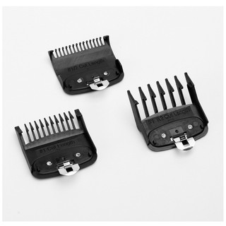 ❌GIÁ SỈ❌ Bộ 3 cữ gá thép 1.5mm,3mm,4.5mm dùng cho tông đơ wahl, kemei, chao ba,cắt tóc chuyên nghiệp