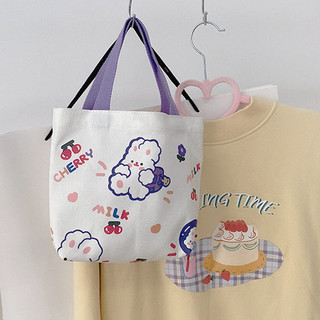 Túi Vải Canvas Thời Trang Họa Tiết Màu Sắc Cute MEILI STORE