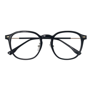Gọng kính cận nữ nam form tròn phong cách Ulzzang chống tia UV và ánh sáng xanh cao cấp HANASO 518