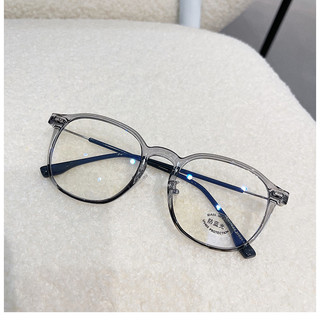 Gọng kính cận nữ nam form tròn phong cách Ulzzang chống tia UV và ánh sáng xanh cao cấp HANASO 518