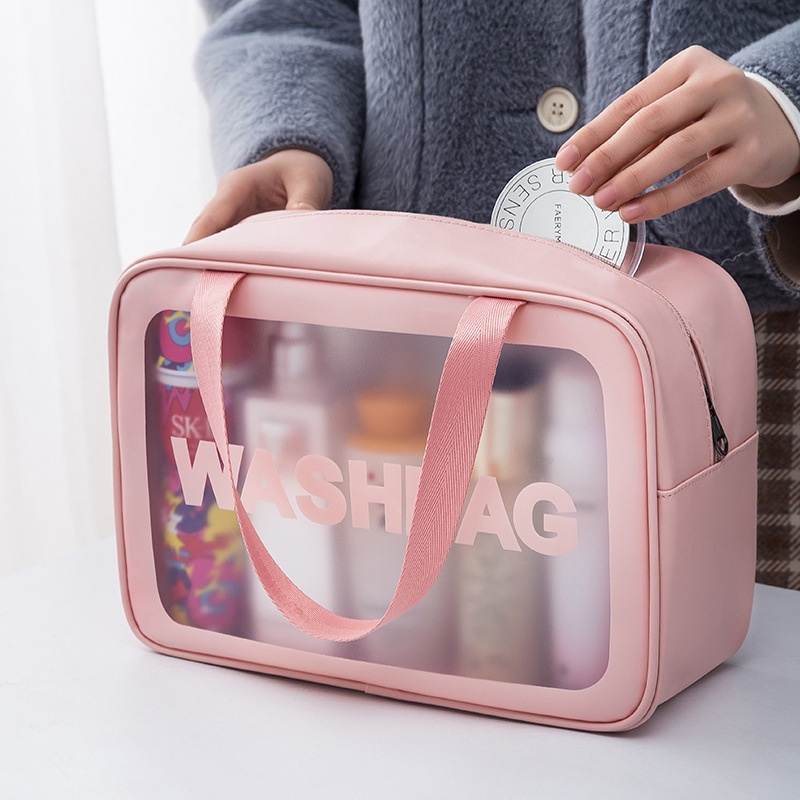 Bộ 3 Túi Đựng Mỹ Phẩm Washbag,  Túi Đựng Đồ Dùng Trang  Điểm  Nhiều Kích Thước - WASHBAG