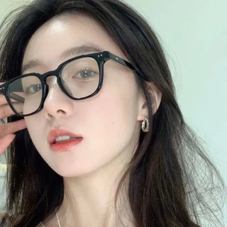 Gọng kính cận nữ nam phong cách Hàn Quốc mắt kính không độ ánh sáng xanh thay được tròng cận HANASO 177