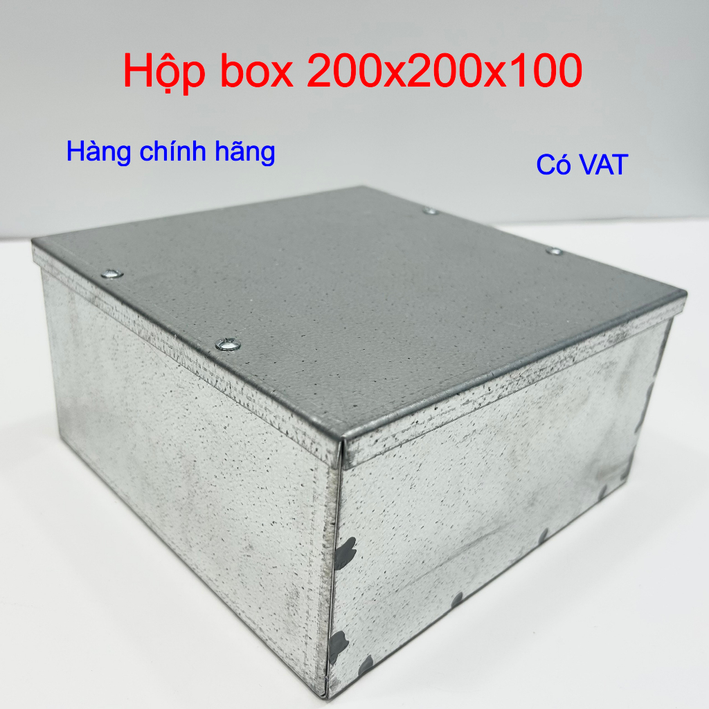 Hộp pull box thép mạ kẽm 200x200x100x1.2mm | Shopee Việt Nam