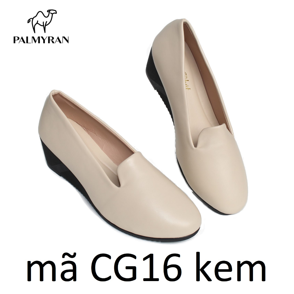 Giày cao gót nữ 5cm đế xuồng da sịn thật cao cấp CG16